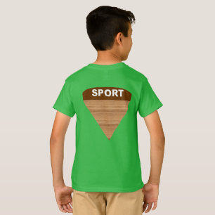 SPORT GLACES T-shirt vert trèfle DOS