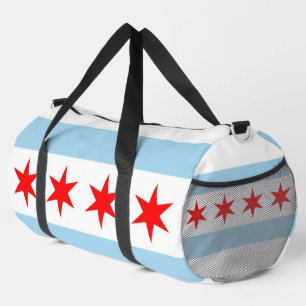 Sport Imprimer Sac à coudre avec drapeau de Chicago, USA