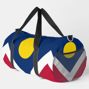 Sport Imprimer Sac à coudre avec drapeau de Denver, USA
