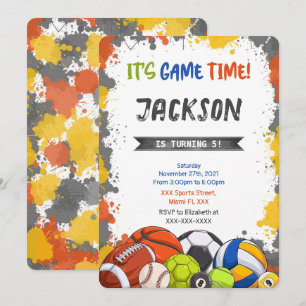 Sport Invitation