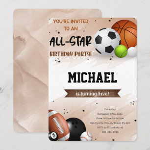Sport Invitations