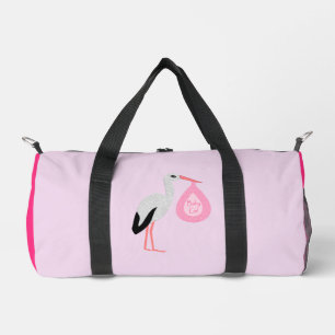 Sport Joli Pretty Rose Baby Girl Stork Sac de couche