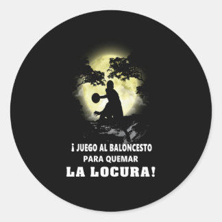 Sport Lover | Basketball Players Man Lover Classic Round Sticker