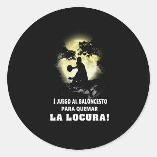 Sport Lover | Basketball Players Man Lover Classic Round Sticker