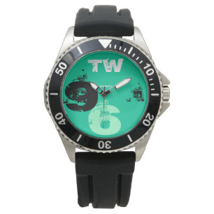 Sport Man 96 Green Sea Clock Watch