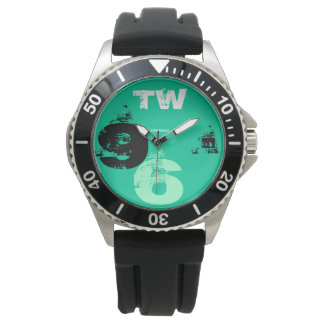 Sport Man 96 Green Sea Clock Watch