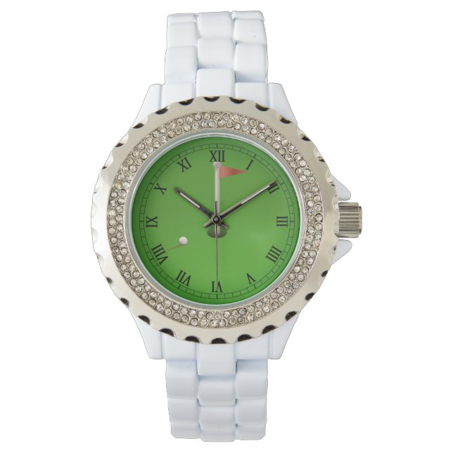 Sport Montre de golf à thème féminin (devant)
