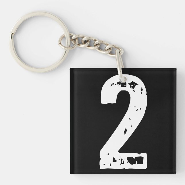 Sport number 2 keychain (Front)