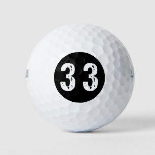 Sport number 33 golf balls
