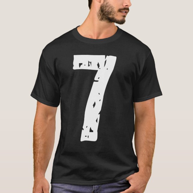 Sport number 7 T-Shirt (Front)