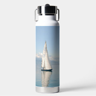 Sport of Sailing Photo plus Anchor-Heart customize Water Bottle