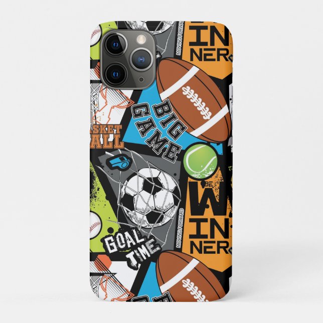 Sport Pattern With Balls Case-Mate iPhone Case (Back)