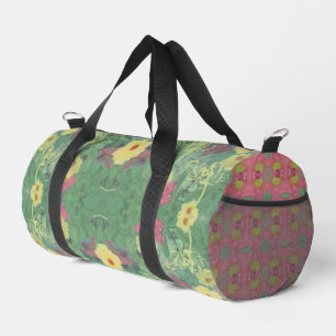 Sport Sac à coudre à impression à fond de forêt florale