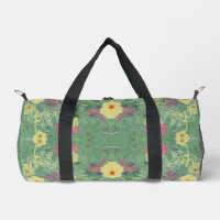 Sac à coudre imprimé de plancher de forêt florale