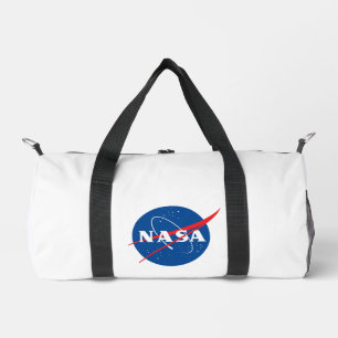 Sport Sac à duffel Iconique de la NASA (blanc de fusée)