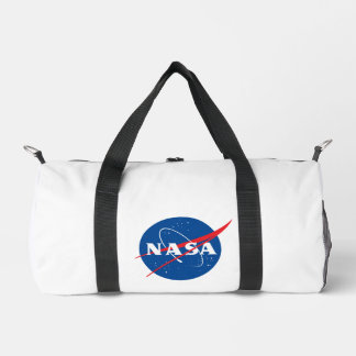 Sport Sac à duffel Iconique de la NASA (blanc de fusée)