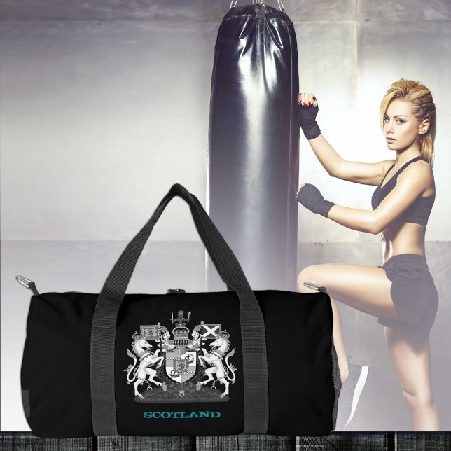 Sport sac de voyage écossais, armoiries écossaises / dra (Créateur téléchargé)