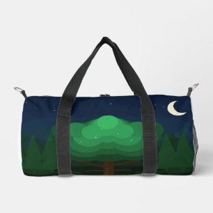 Sport Sac de voyage Enchanted Night Forest   Arbre au cl