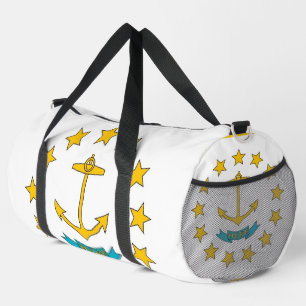 Sport Sac Print Couper Coudre avec drapeau de Rhode Isla