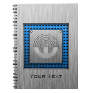 Sport Shooting; Metal-look Notebook