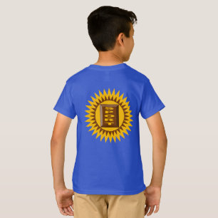 SPORT SOLEIL CHOCOLAT T-shirt bleu royal DOS