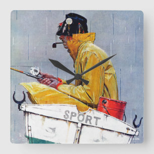 Sport Square Wall Clock