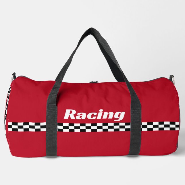 Sport Stripes de course Design Duffel Sac (Recto)