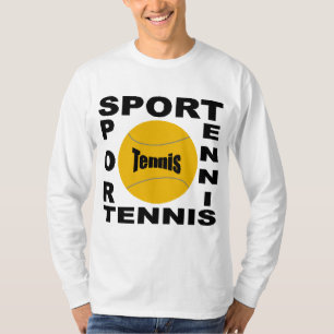 SPORT TENNIS Basic White T-shirt