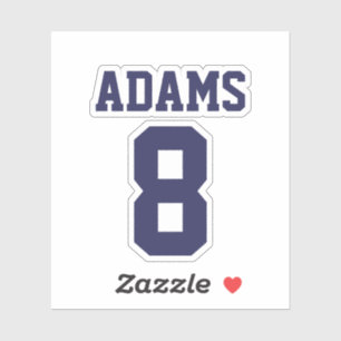 Sport Theme Personalized Name and Number