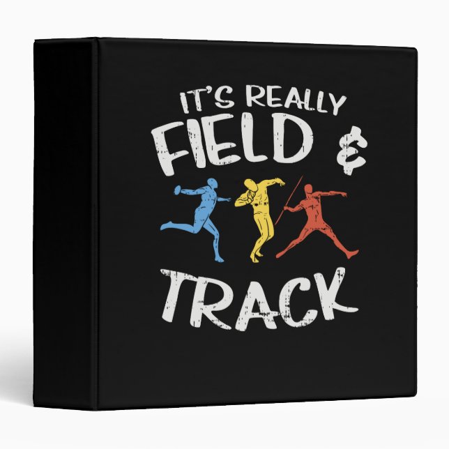 Sport Track And Field Gifts Binder (Front/Spine)