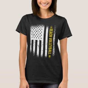 Sport Us Flag Beach Volleyball 1 T-Shirt