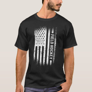 Sport Us Flag Field Hockey T-Shirt