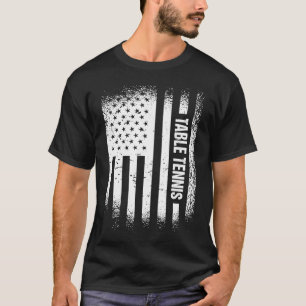 Sport Us Flag Table Tennis  6 T-Shirt