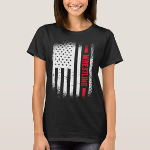 Sport Us Flag Wrestling  6 T-Shirt