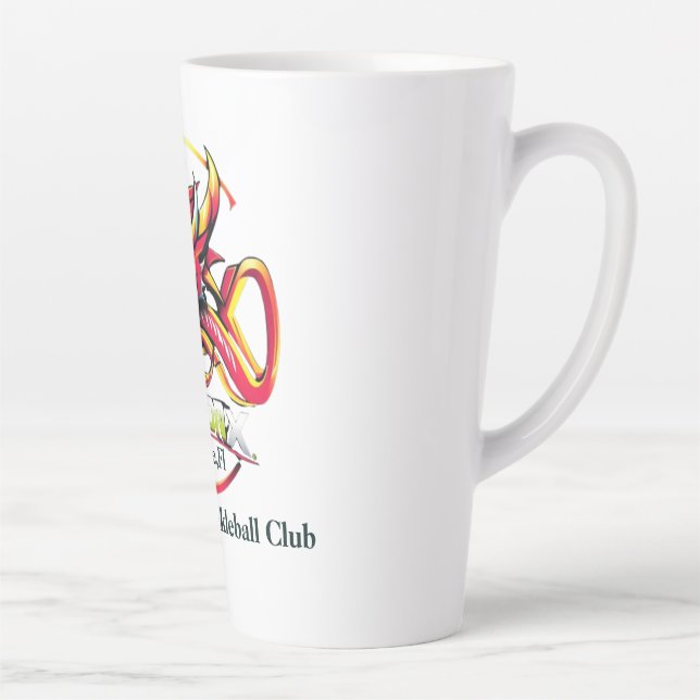 Sport water bottle Dragon X Pickleball Team Latte Mug (Right)