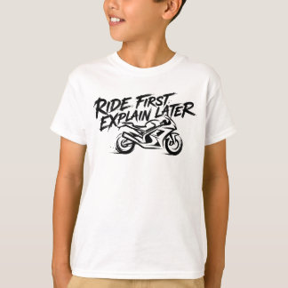 Sportbike Rider Action Mentality T-Shirt