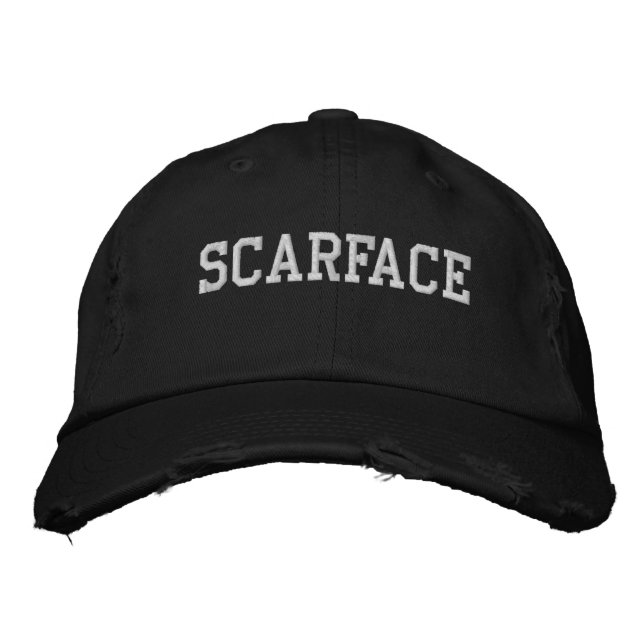 Sporting Goods Golf Baseball SCARFACE Embroidered Hat (Front)