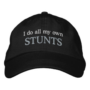 Sporting Goods Golf I DO ALL MY OWN STUNTS Embroidered Hat