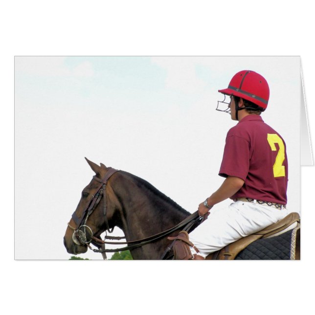 SPORTING HORSES CARD (Front Horizontal)