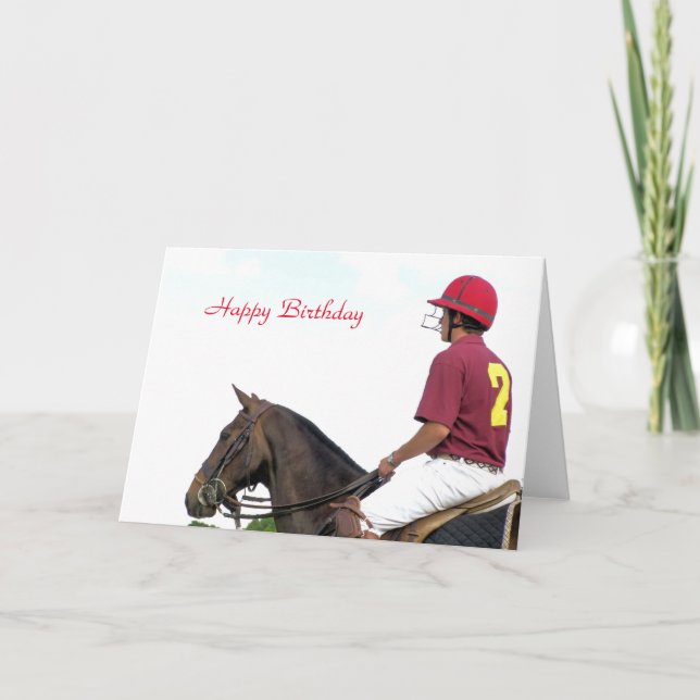 SPORTING HORSES CARD (Front)