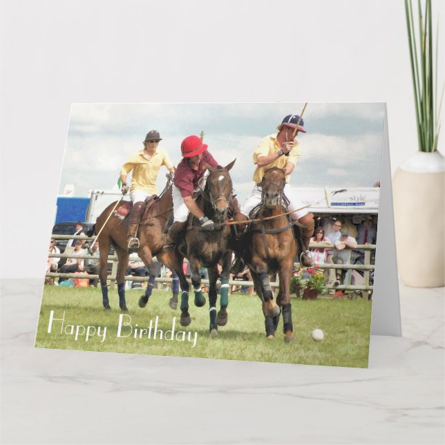 SPORTING HORSES CARD (Front)