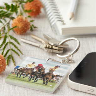 SPORTING HORSES KEYCHAIN