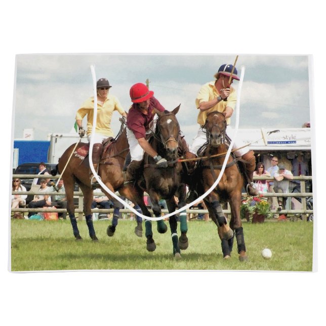 SPORTING HORSES LARGE GIFT BAG (Front)