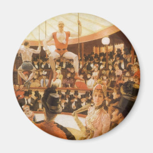 Sporting Ladies (aka Circus Lover) by James Tissot Magnet