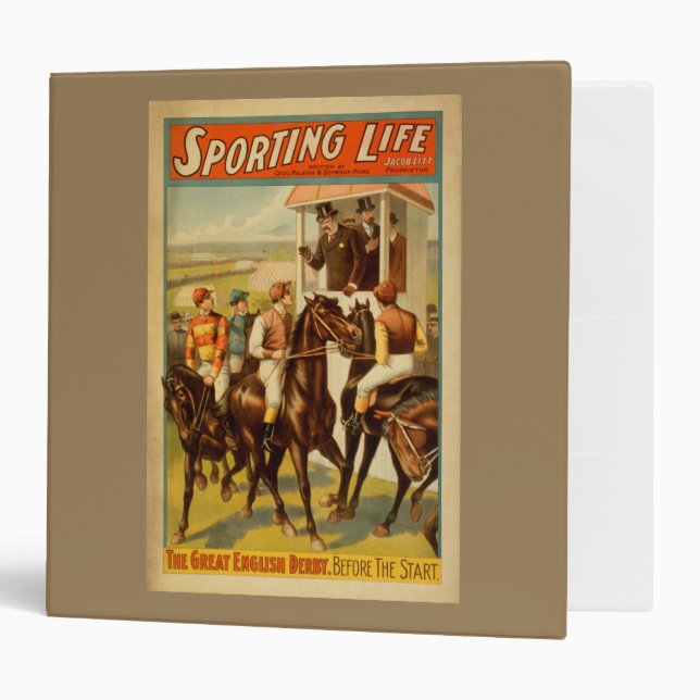 Sporting Life - The Great English Derby Theatre Binder (Front/Inside)