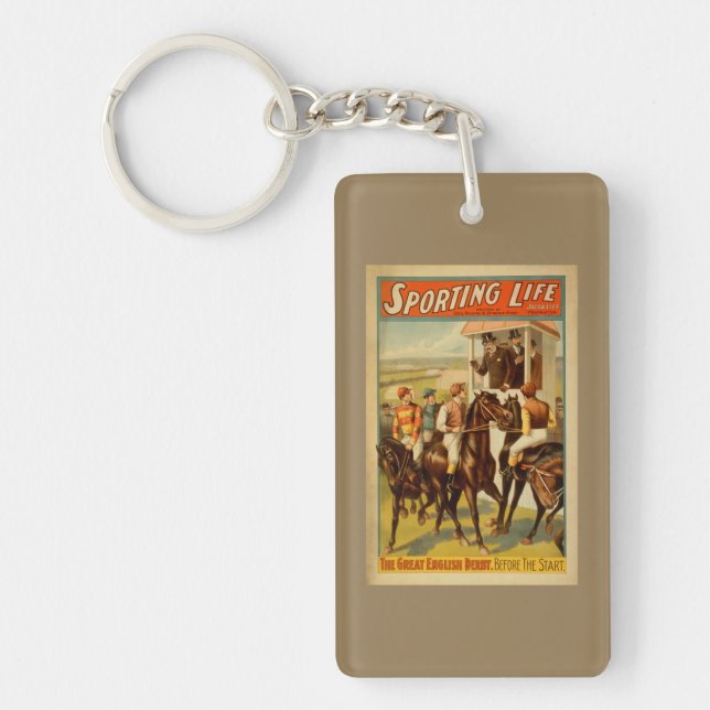 Sporting Life - The Great English Derby Theatre Keychain (Front)