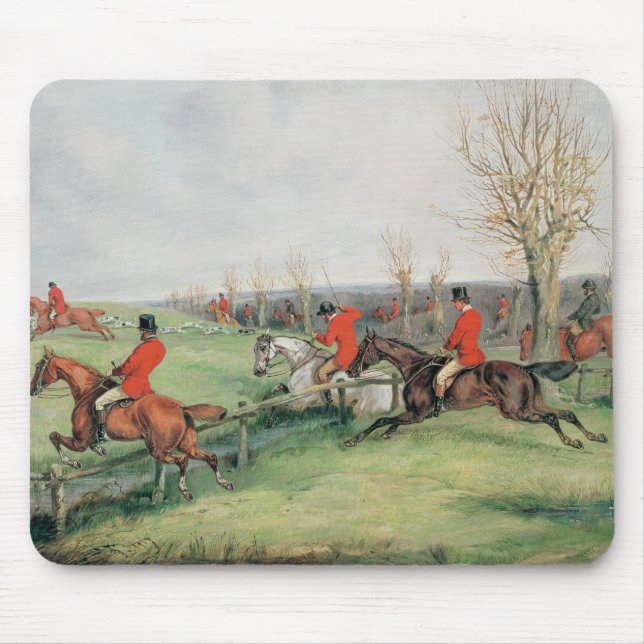 Sporting Scene, 19th century Mouse Pad (Front)