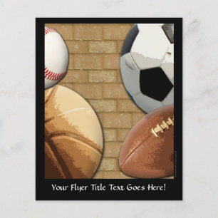 Sports Al-Star, Basketball/Soccer/Football Flyer