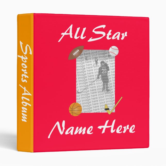 Sports Album Binder (Front/Spine)