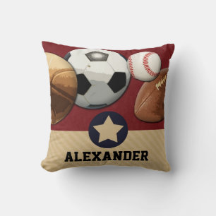 Sports All-Star Custom Name Pillow